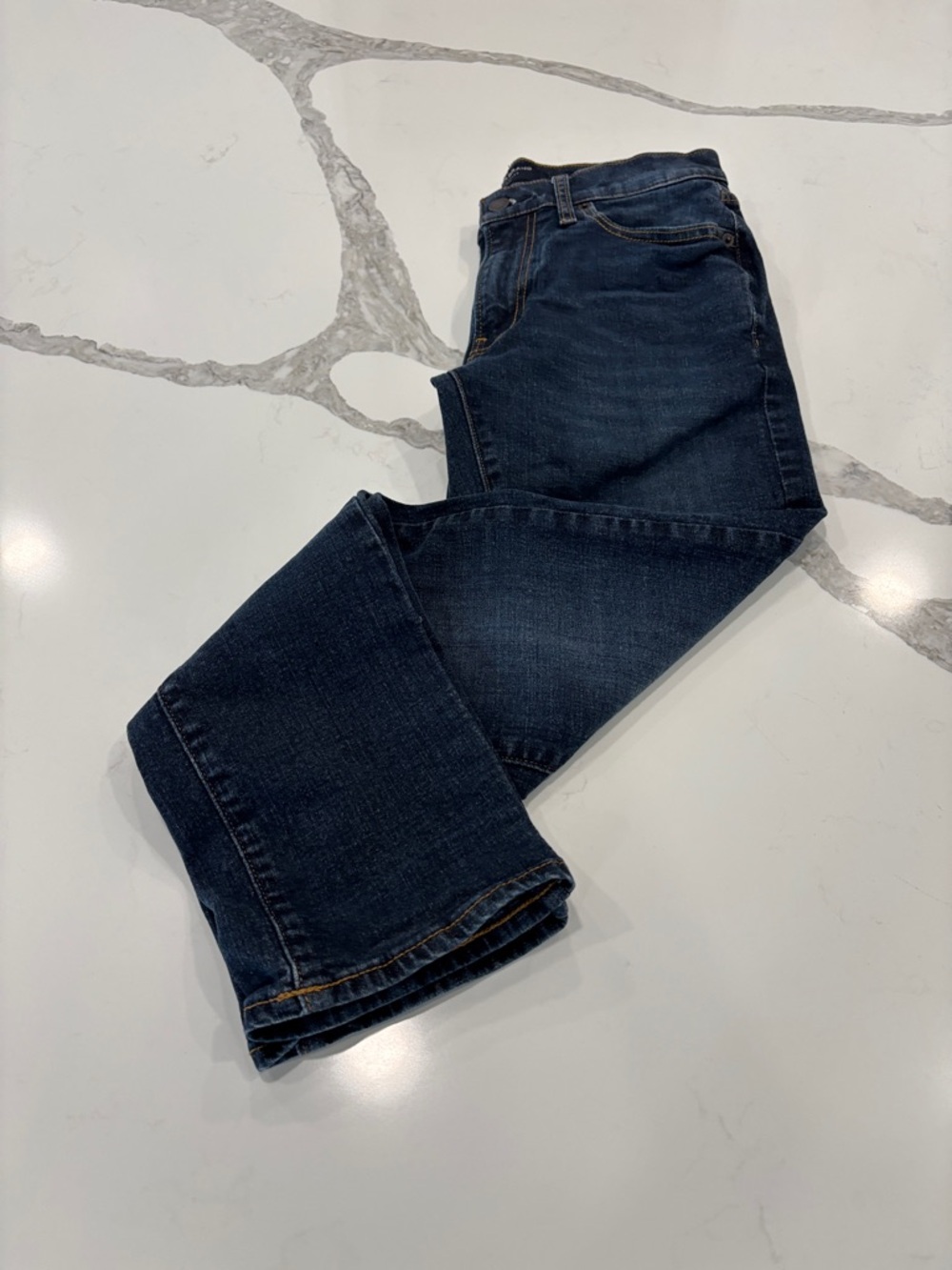Lucky Brand unisex 410 Slim Jeans - Dark Blue Wash - Picture 1 of 5